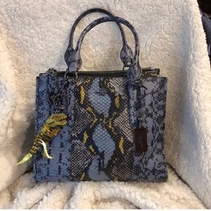 SNAKESKIN DESIGNER COACH HANDBAG 🐍